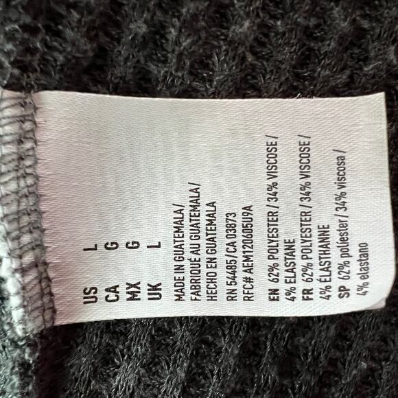 American Eagle Outfitters Gray Cardigan Pockets Womens Sz L - Picture 3 of 7